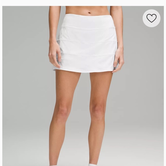 lululemon athletica Dresses & Skirts - Lululemon white tennis skirt